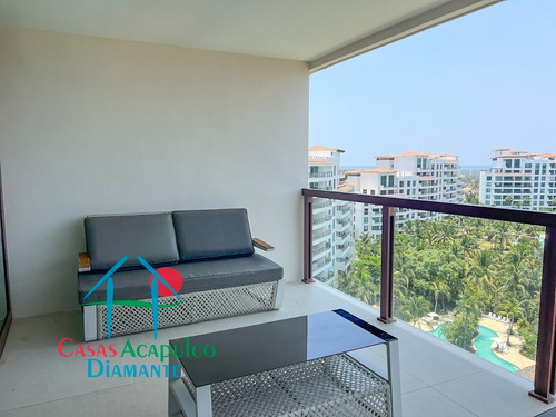 Cad La Isla Java E Ph. Escápate Al Confort: Depa De Playa Con Terraza Y Vista Parcial Al Mar