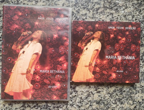 Maria Bethânia - Amor Festa Devoção Ao Vivo - Dvd + Cd Duplo (Usado)