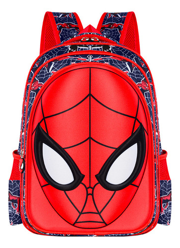 Mochila Gran Capacidad Araña Estudiante Moda Lindo