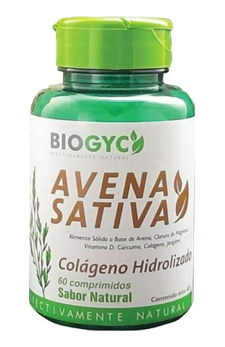 Avena Sativa Biogyc X 60 Caps - Unidad a $1750