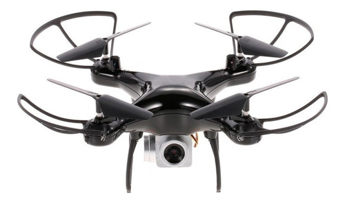 Imagen 1 de 2 de Drone Electroland Electrónica, Audio y Video RDR0-07 2021 con cámara HD negro 2.4GHz 1 batería