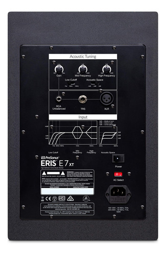 Monitor De Estudio Presonus Eris E7 Xt De 2 Vías Activo Con
