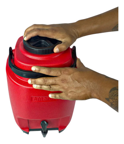 Botijão Térmico Galão Grande 12 L Café Leite Quente Torneira