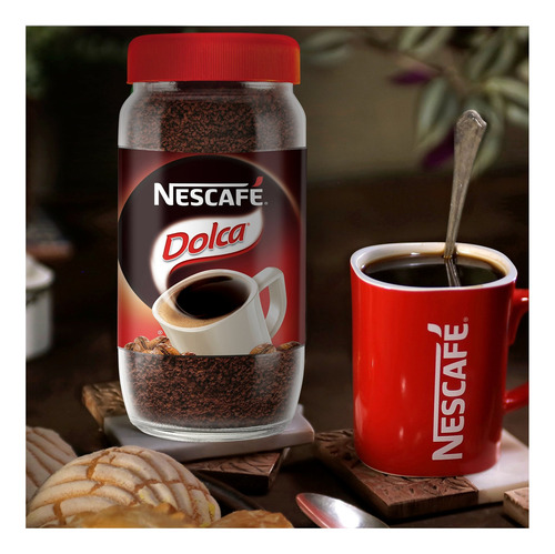 Cafe Soluble Nescafe Dolca Mezclado Con Caramelo 170 Gr
