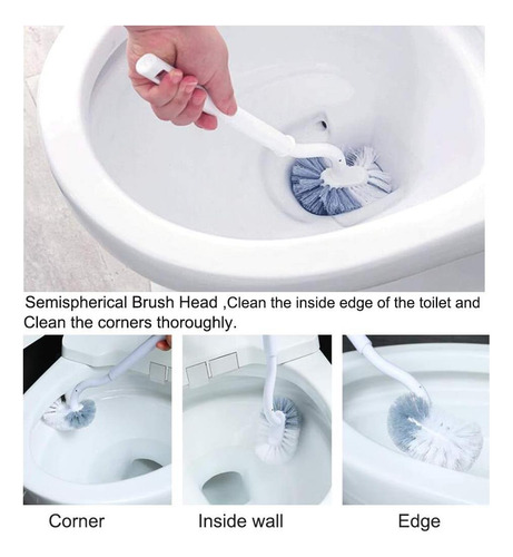 Cepillo Y Soporte De Tazón De Baño Marbarsse, Cepillo Para Y