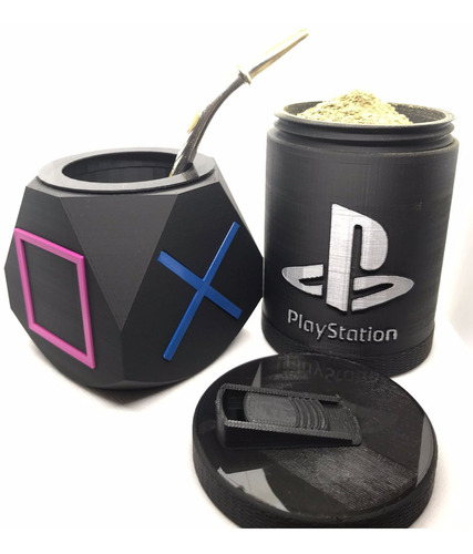 Set Mate Playstation+ Yerbera