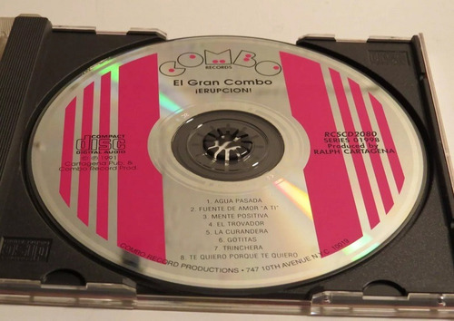 Cd El Gran Combo De Puerto Rico - ¡ Erupción !
