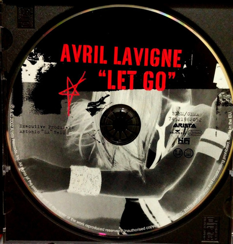 Avril Lavigne - Let Go (2002) Sin Portada Solo Cd