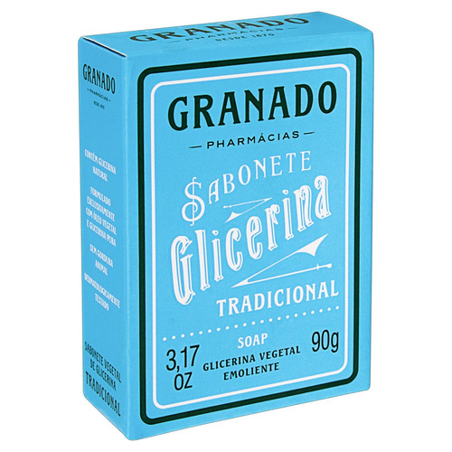 Imagem 3 de 5 de Sabão em barra Granado Vegetal Tradicional Glicerina de 90 g