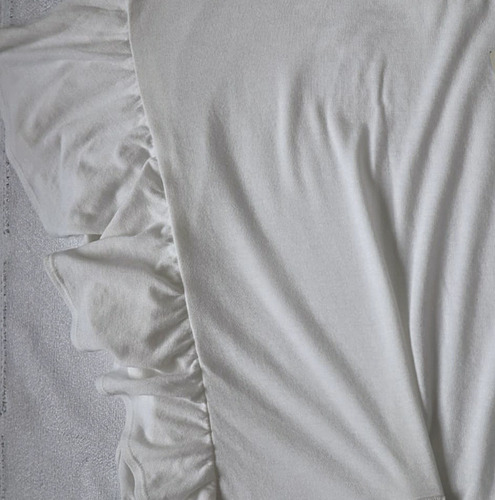 Playera Blanca Sin Mangas Con Cinta Tipo Corset Para Ajustar