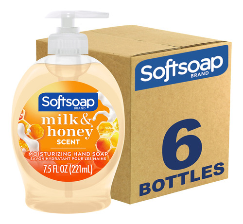 Softsoap Jabon Liquido Humectante Para Manos Milk And Honey 