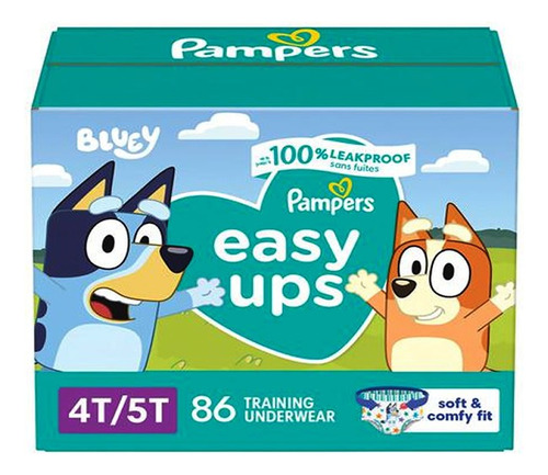 86 Pañales Pampers Easy Ups T4 T5 - Unidad a $2790