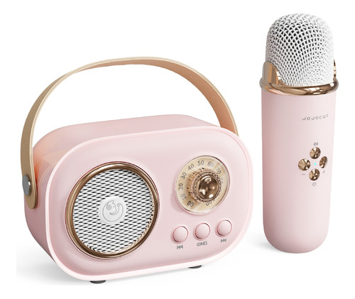 Mini Bocinas Bluetooth Portátil Karaoke Radio Con Micrófono