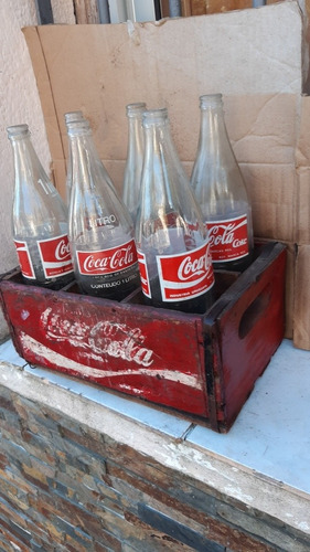 Cajon Coca Cola De 1 Lts Con Botellas