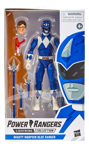 Figura Power Rangers Azul Lightning Collection Hasbro