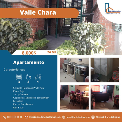 Imagen 1 de 14 de Apartamento En La Urbanización Valle Chara