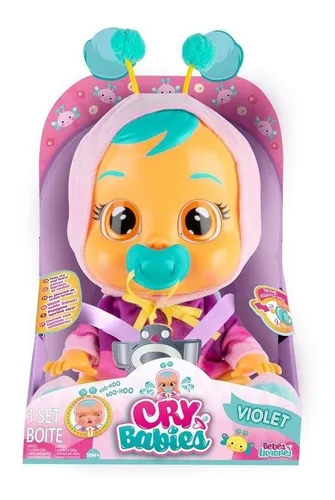 Cry Babies Bebes Llorones Violet Mariposa