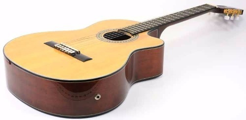 Aria Ak30-ce Guitarra Clasica Con Corte Y Eq 