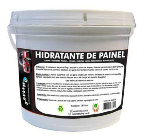 Hidratante De Painel - Balde 3,6kg - Lavagem A Seco