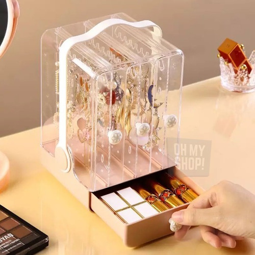 Imagen 7 de 10 de Organizador Bijou Caja Aros Collares Alhajeros Joyas Anillos
