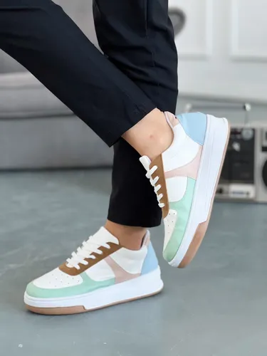 Urbana Mujer Sneakers Moda Verde Multicolor Rocio