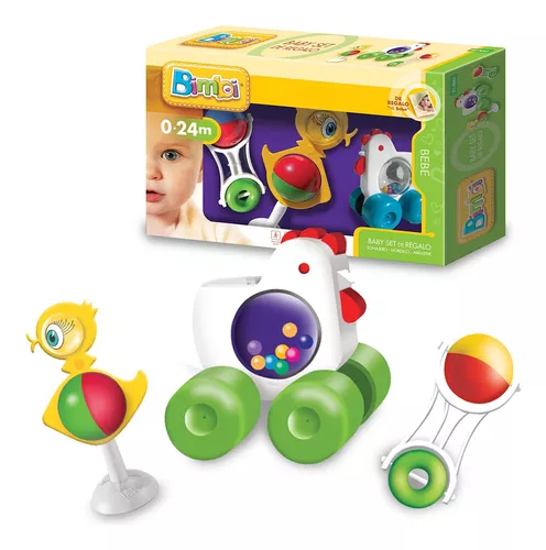 Set De Sonajeros Y Mordillos X 8 Pimpis Juego Juguete Bebe