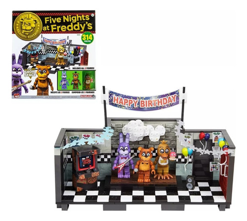 Pizzeria Show Stage Set Construcción Fnaf Original (Usado)