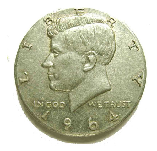Ensayo O Prueba En Aluminio De Moneda ½ Dólar Kennedy 1964.-