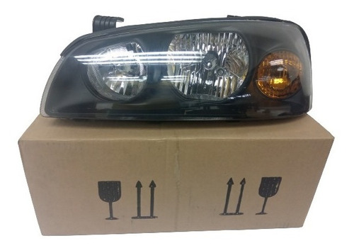 Faro Izquierdo (negro) Hyundai Elantra Xd 2008-2010