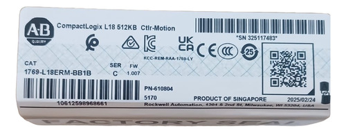 1769-l18erm-bb1b Allen-bradley Controlador Estandar