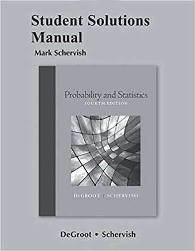 Libro: Student Solutions Manual For Probability And Statisti