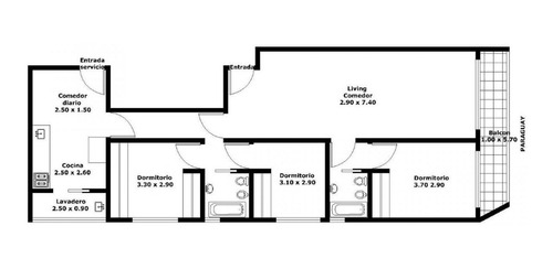 Imagen 23 de 23 de Venta De Departamento 4 Amb Con Balcón En Palermo