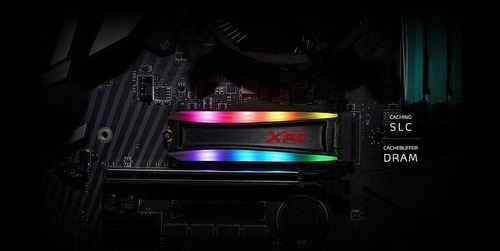 Imagen 3 de 10 de Disco Ssd 1tb M2 2280 Nvme Adata Xpg Spectrix S40 Rgb Gamer