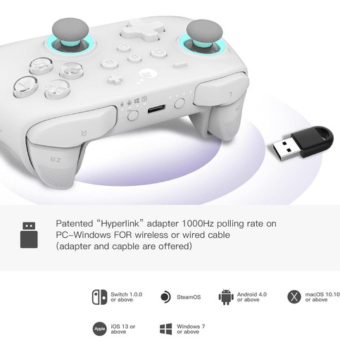Controlador Gulikit Kk3 Max Inalámbrico Para Switch Y