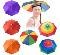 Comprar Sombreros Paraguas Sombrilla Gorros Multicolor X6 Familia