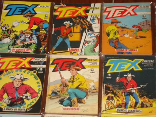 Lote Com 28 Gibis Tex Coleção Rge Globo A Partir 1986 Novas (Usado)