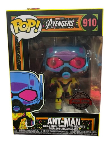 Ant-man Black Light # 910 Special Edition- Funko Pop! Marvel