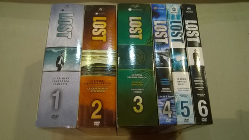 Lost Serie Completa - 6 Box Sets 37 Dvd Nacional Ex