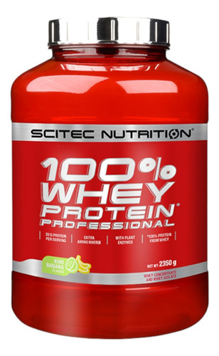 Proteina 100% Whey Profesional 78sv Kiwi Platano Scitec 