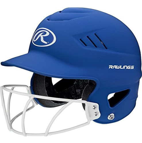 Casco De Sóftbol Rawlings Highlighter Series Con Protector F