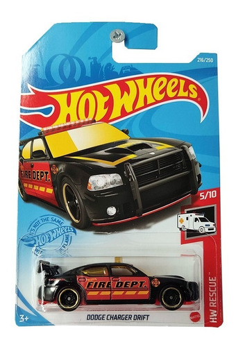 Dodge Charger Drift Fire Dept Hot Wheels 5/10 (216)