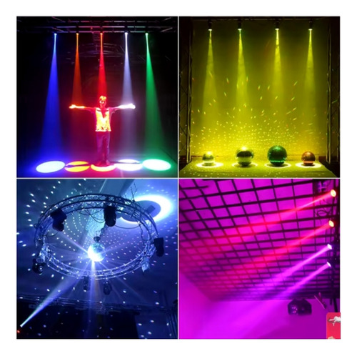 Foco Led Rgb Para Bola Disco/ Discoteca/dj/ Entrada Dmx