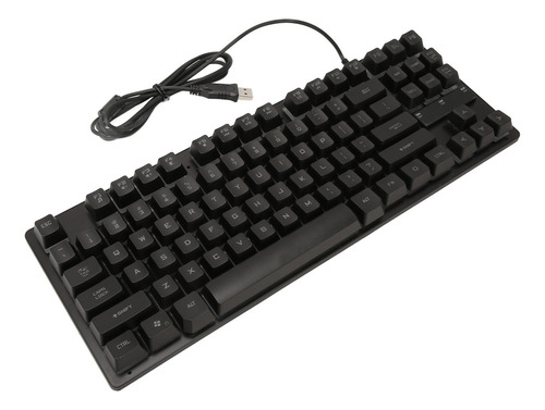 Teclado Para Juegos Con Cable, 87 Teclas, Ergonómico, Retroi