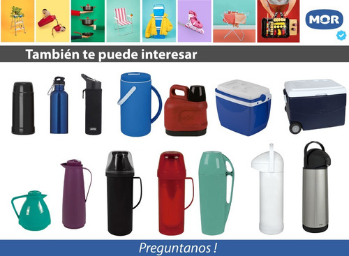 Jarra Termica Conservadora Mor 2,5 Lts Pico Vertedor Verde