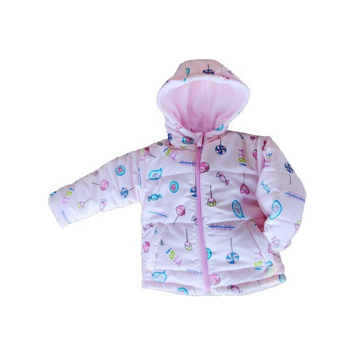 Campera De Abrigo Impermeable Forrada C/polar Bebe Beba Nena