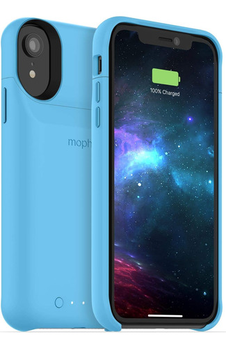 Funda Cargadora Para iPhone XR Mophie Ultra Slim Blue