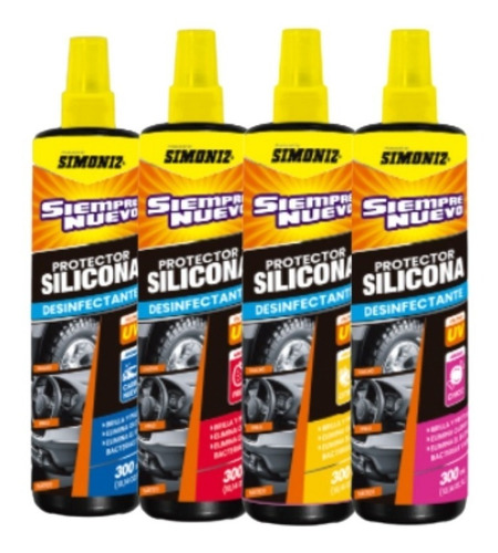 Silicona Carro Moto Simoniz Siempre Nuevo Desinfectante 