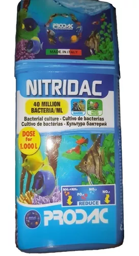 Prodac Nitridac Activador Biologico 100ml Acuario Agua Dulce