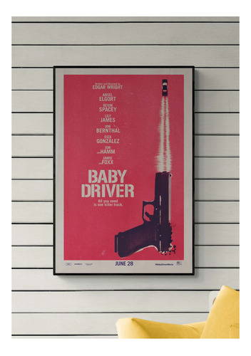 Baby Driver Poster (60 X 90 Cms)