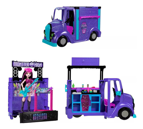 Monster High Set De Juego Camión De Los Sustos